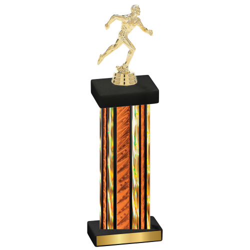 Single Orange Glacier Running Trophy