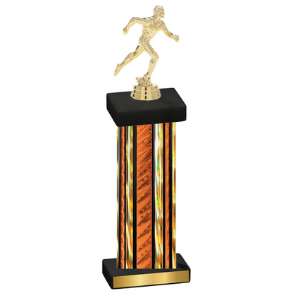 Single Orange Glacier Running Trophy