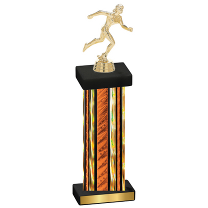 Single Orange Glacier Running Trophy