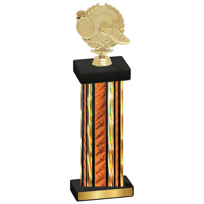 Single Orange Glacier Running Trophy