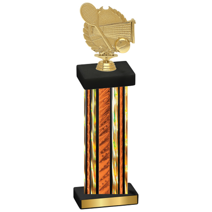 Single Orange Glacier Tennis Trophy