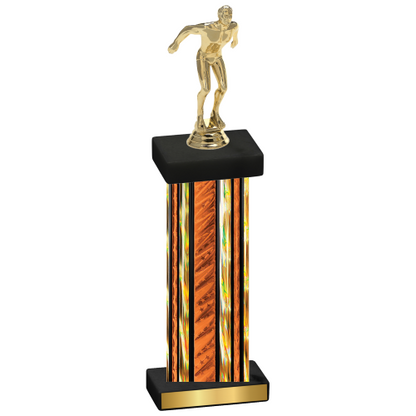 Single Orange Glacier Swimming Trophy