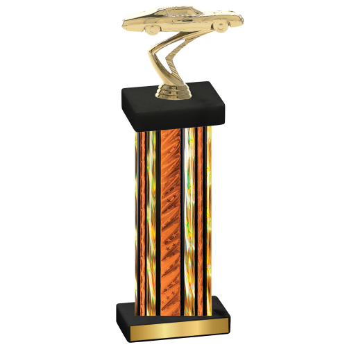 Single Orange Glacier Cars Trophy