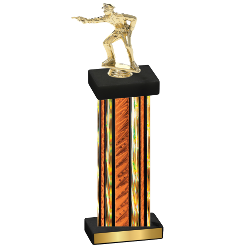 Single Orange Glacier Shooter Trophy