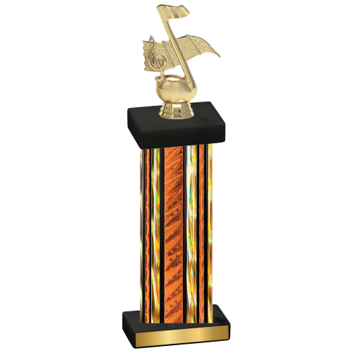 Single Orange Glacier Music Trophy