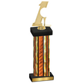 Single Orange Glacier Golf Trophy