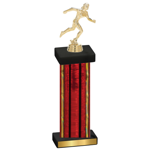 Single Red Glacier Running Trophy