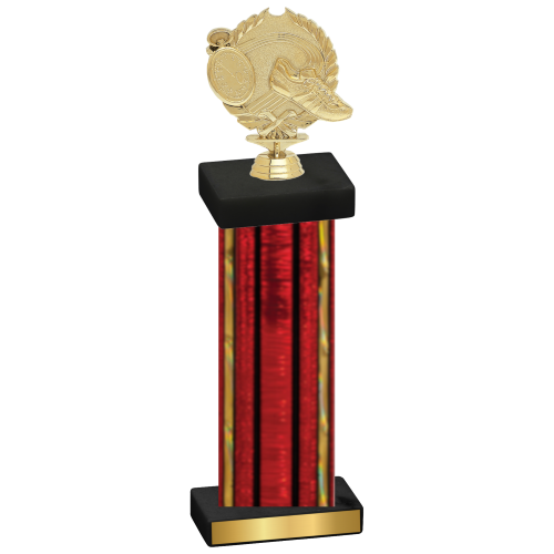 Single Red Glacier Running Trophy