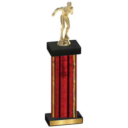 Single Red Glacier Swimming Trophy