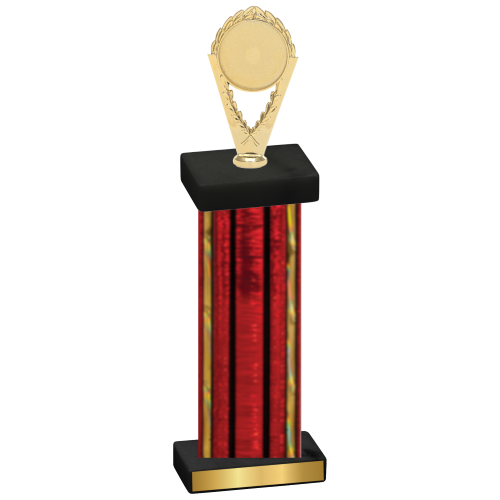 Single Red Glacier Insert Trophy