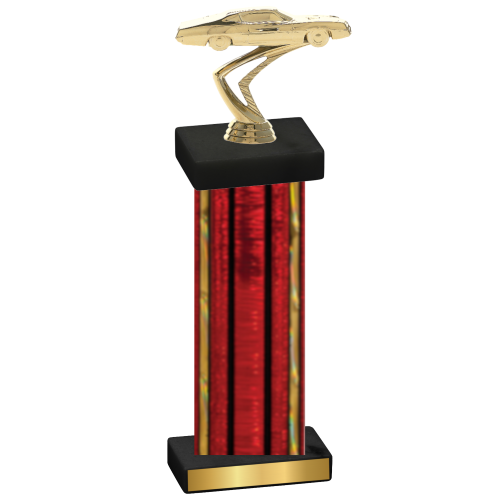 Single Red Glacier Cars Trophy