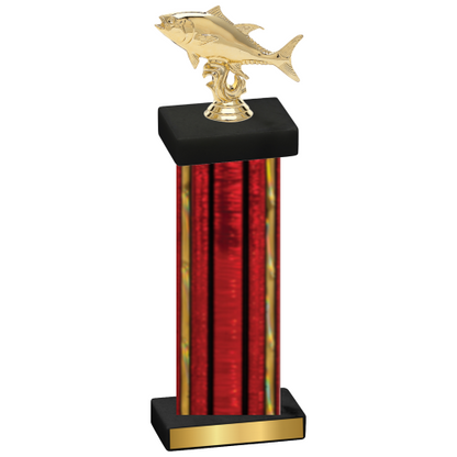 Single Red Glacier Fishing Trophy