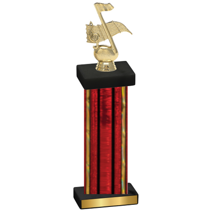 Single Red Glacier Music Trophy