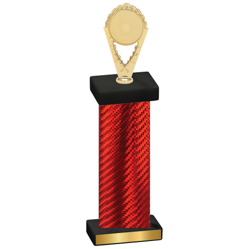 Single Red Carbon Fiber Insert Trophy