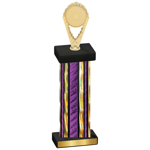 Single Purple Glacier Insert Trophy