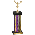 Single Purple Glacier Cheerleading Trophy