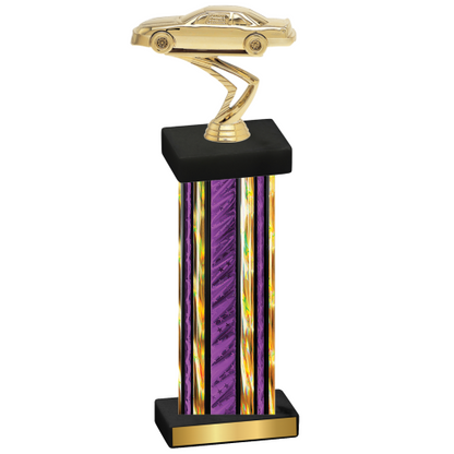 Single Purple Glacier Cars Trophy