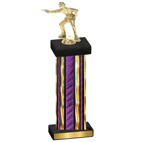 Single Purple Glacier Shooter Trophy