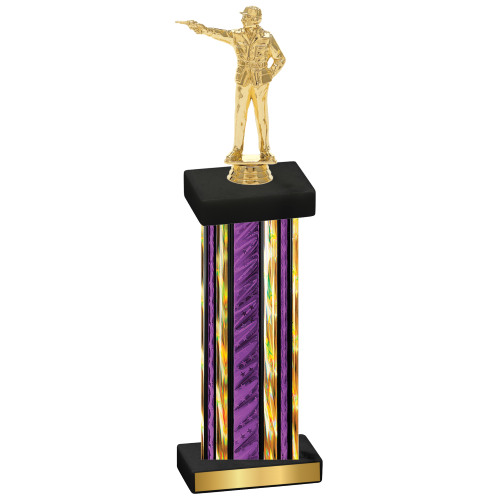 Single Purple Glacier Shooter Trophy