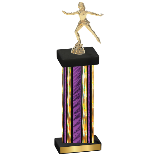 Single Purple Glacier Skater Trophy