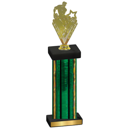 Single Green Glacier Rugby Trophy