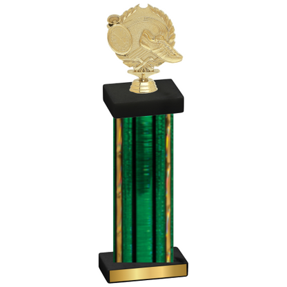 Single Green Glacier Running Trophy