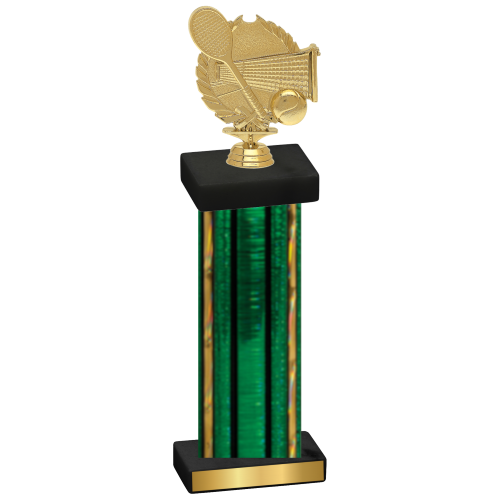 Single Green Glacier Tennis Trophy