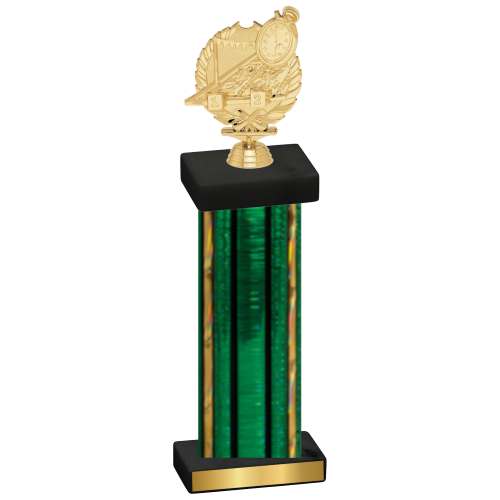 Single Green Glacier Swimming Trophy