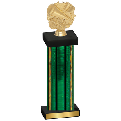 Single Green Glacier Cheerleading Trophy