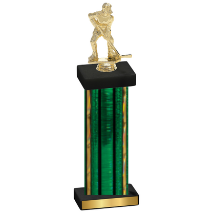 Single Green Glacier Hockey Trophy