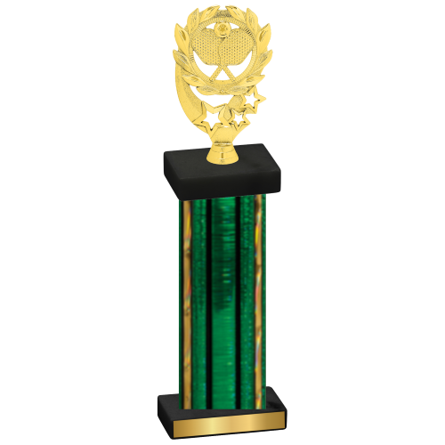 Single Green Glacier Pickleball Trophy