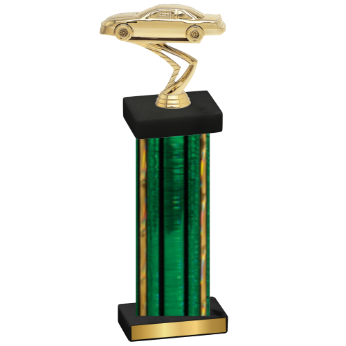 Single Green Glacier Cars Trophy