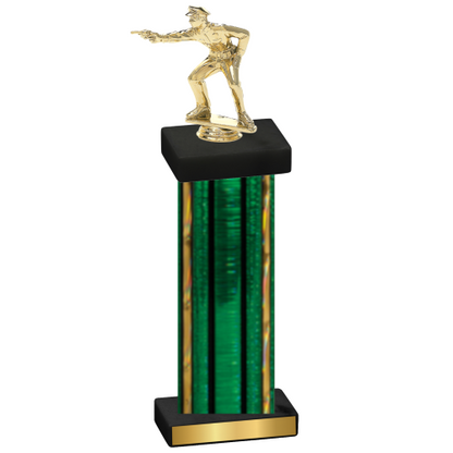 Single Green Glacier Shooter Trophy