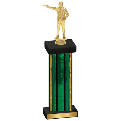 Single Green Glacier Shooter Trophy