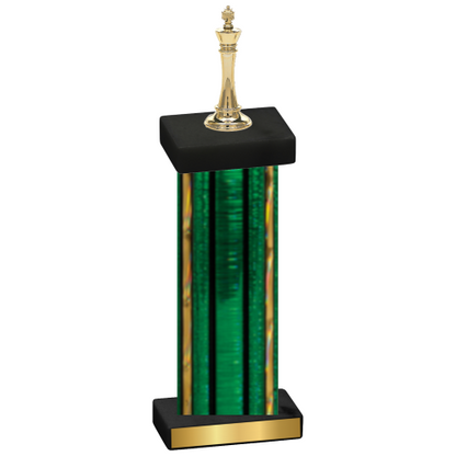 Single Green Glacier Chess Trophy