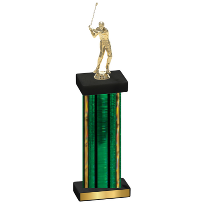 Single Green Glacier Golf Trophy