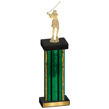 Single Green Glacier Golf Trophy