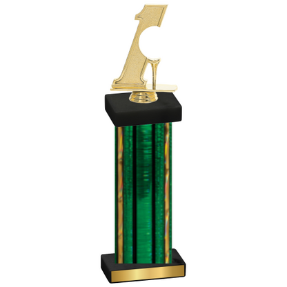 Single Green Glacier Golf Trophy