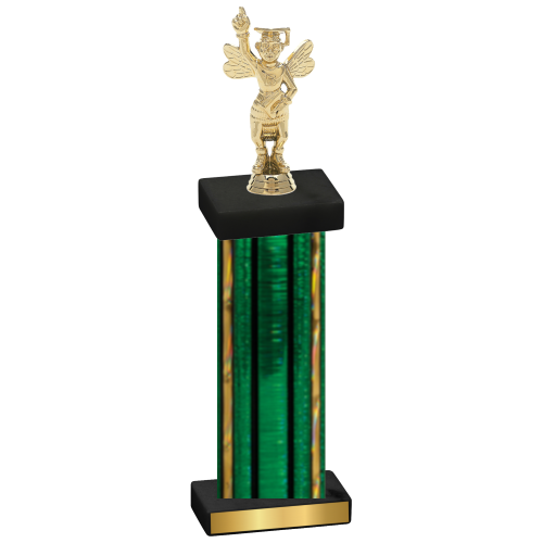 Single Green Glacier Academics Trophy