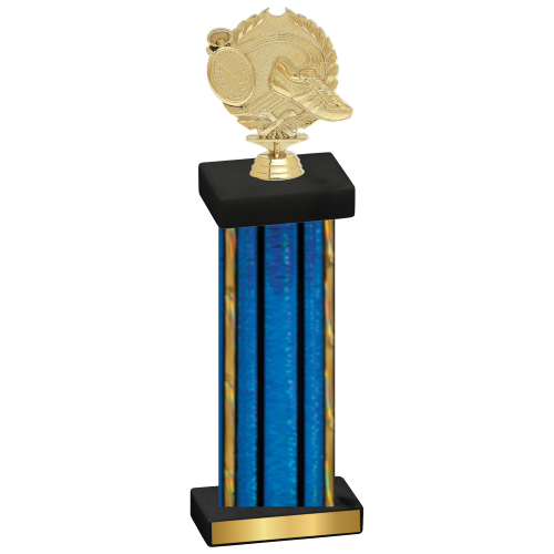 Single Blue Glacier Running Trophy