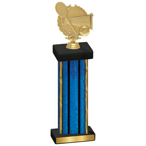 Single Blue Glacier Tennis Trophy