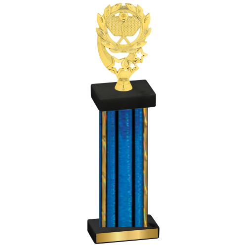 Single Blue Glacier Pickleball Trophy