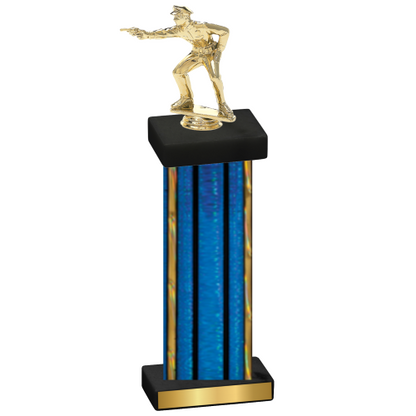 Single Blue Glacier Shooter Trophy