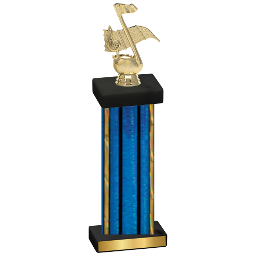 Single Blue Glacier Music Trophy