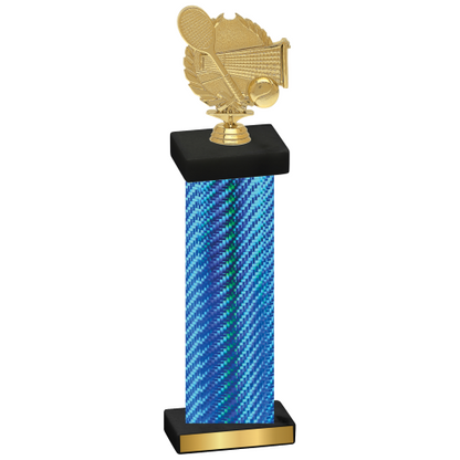 Single Blue Carbon Fiber Tennis Trophy