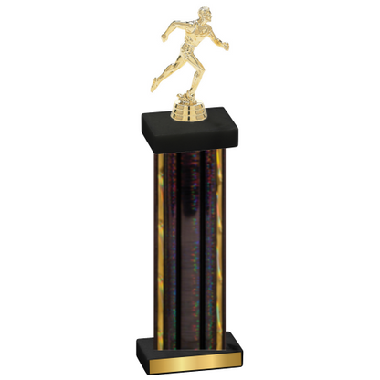 Single Black Glacier Running Trophy