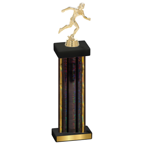 Single Black Glacier Running Trophy