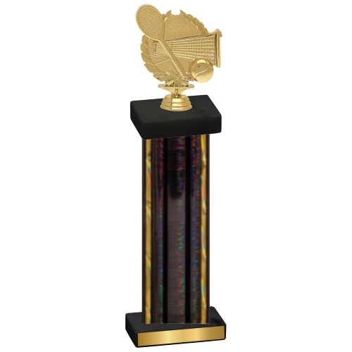 Single Black Glacier Tennis Trophy