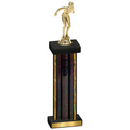 Single Black Glacier Tennis Trophy