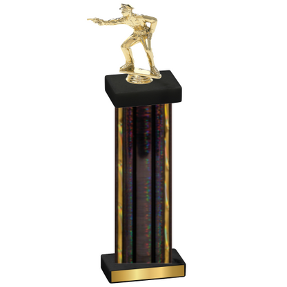 Single Black Glacier Shooter Trophy